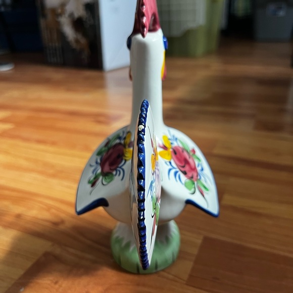 Rooster hand painter porcelain - Picture 4 of 4